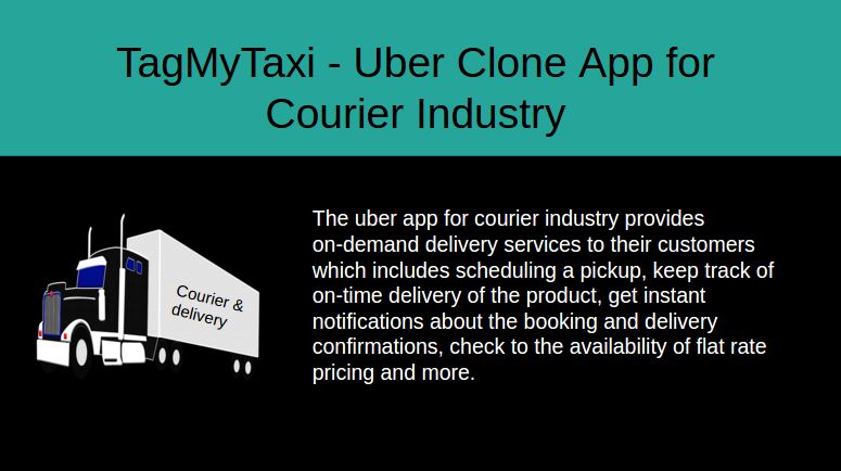 Uber Clone for Courier Industry