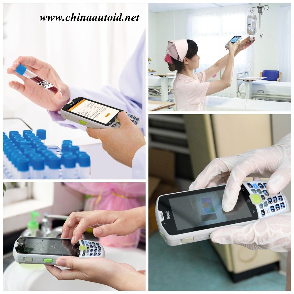 Rugged handheld barcode reader PDA-AUTOID 9HC