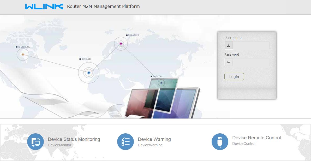Cloud M2M Management Platform