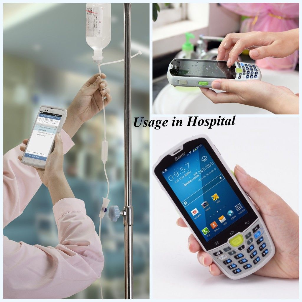Handheld PDA terminal for hospital barcode reader 
