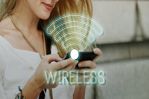 Wireless Internet Wifi Icon Concept