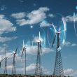 wind turbines working