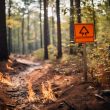 A wildfire that is starting