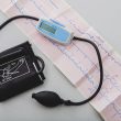 A cardiogram with a medical device