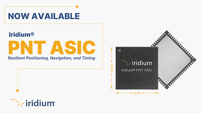 Iridium's PNT ASIC chip