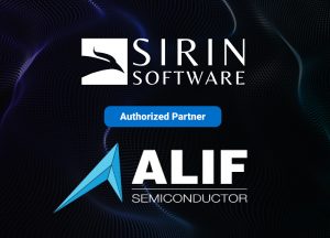 Sirin Software and Alif Semiconductor press release