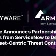 Cyware and Armis press release title with the company logos