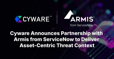 Cyware and Armis press release title with the company logos