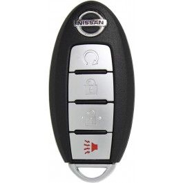 2017 Nissan Rogue 4 Button Smart Remote w/ Remote Start - Emergency Key Included