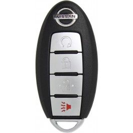 2017 Nissan Rogue 4 Button Smart Remote w/ Remote Start - Emergency Key Included