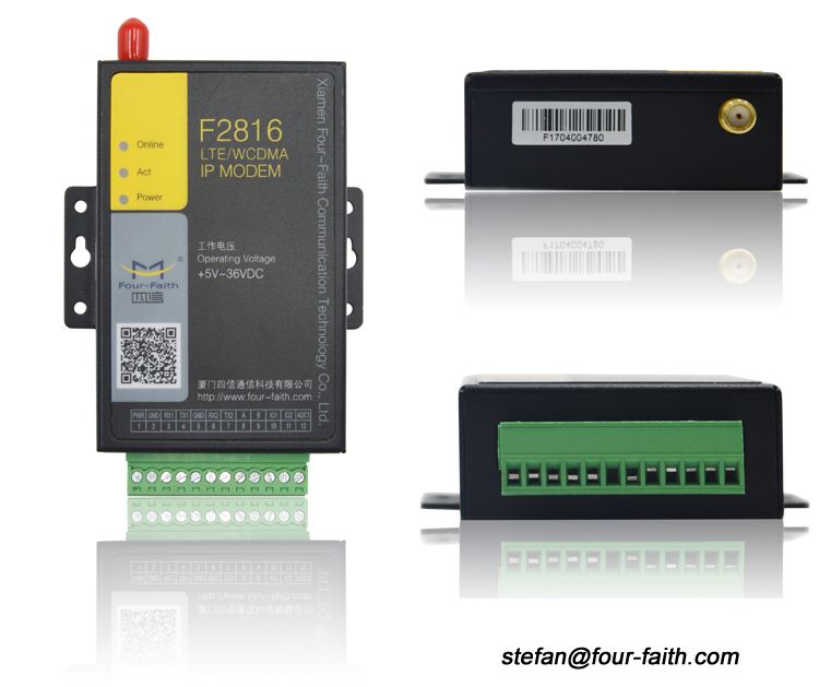 serial port rs232 rs485 industrial gsm gprs modem for AMR PLC