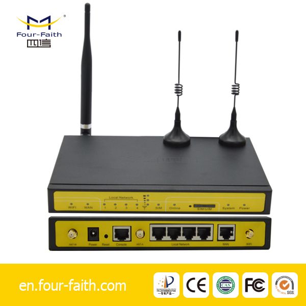 M2M industrial cellular router for traffic info guidance